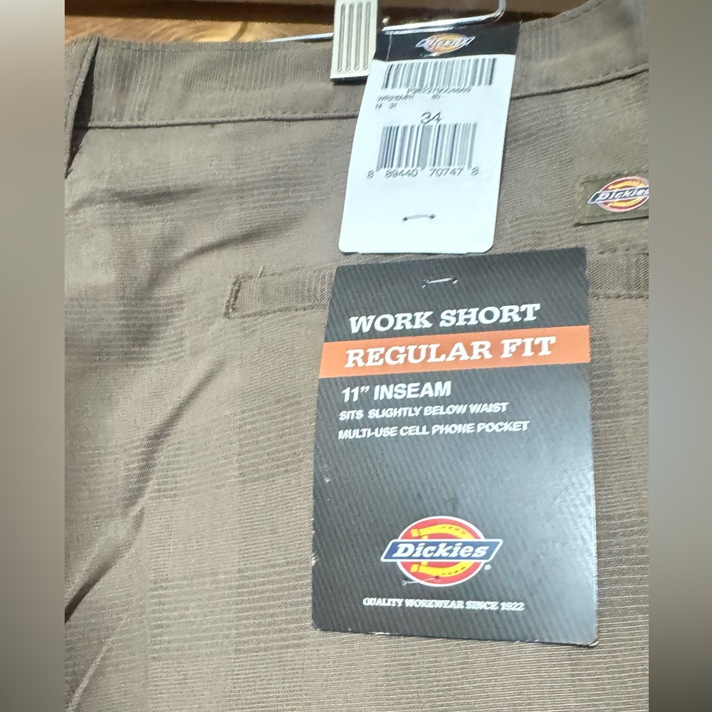 DICKIES Men’s WORK SHORTS Size 34 - Picture 3 of 8